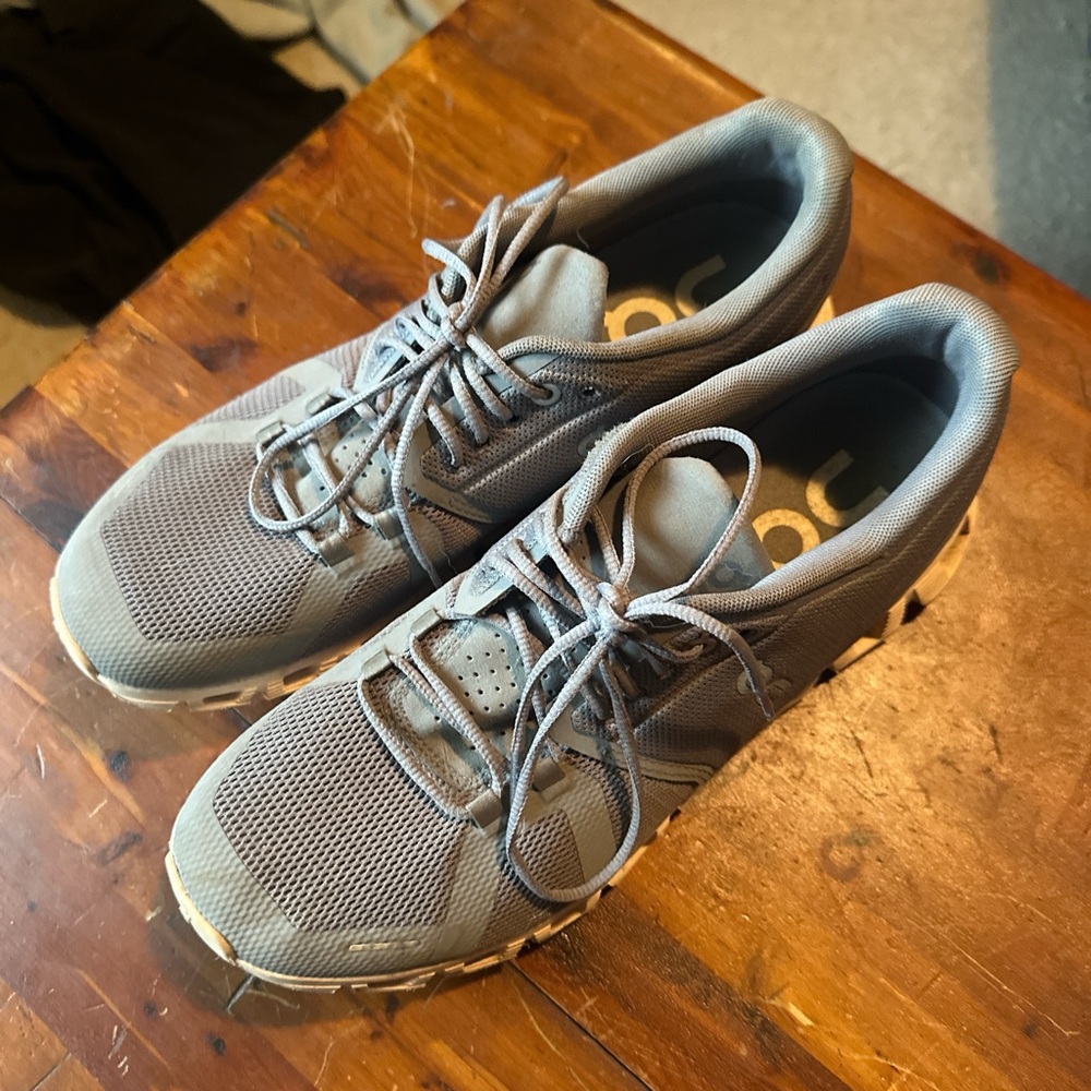 On Running womens Gray Athletic Shoes